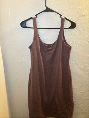 Classic Brown Tank Dress - Unbranded